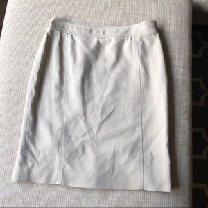 Ann Taylor Cream Skirt